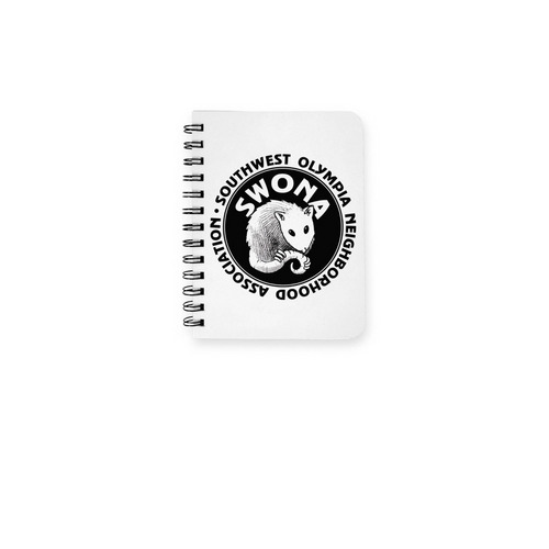 Classic SWONA notebook, a White Spiral Notebook