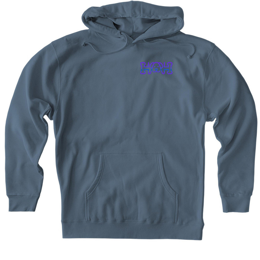 Wag more blue, a Storm Blue Heavyweight Pullover Hoodie