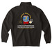 THPF 2026 Design, a Black Midweight Quarter Zip Pullover (back-view)
