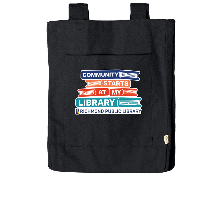 Community at My Library Tote, a Black Reclaimist Everywhere Tote Bag
