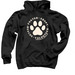 Volunteer. Adopt. Foster. Rescue., a Black Pullover Hoodie