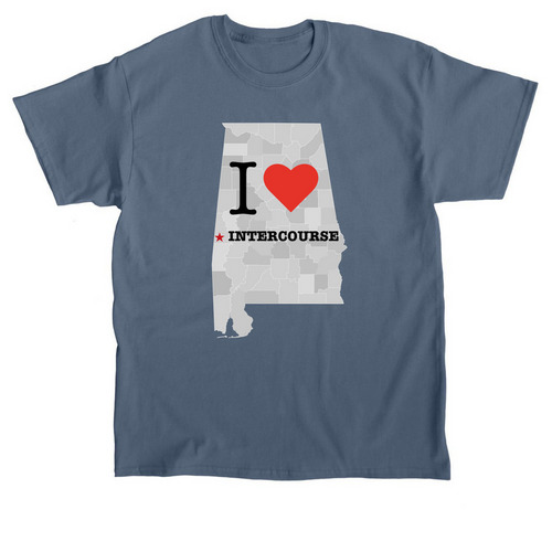 I ?? Alabama, a Indigo Blue Classic Unisex Tee