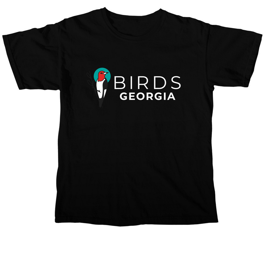 Birds Georgia Logo Shirt, a Black Comfort Colors Unisex Tee