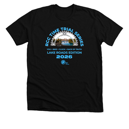 RCC TT Series 2026, a Solid Black Blend Premium Unisex Tee