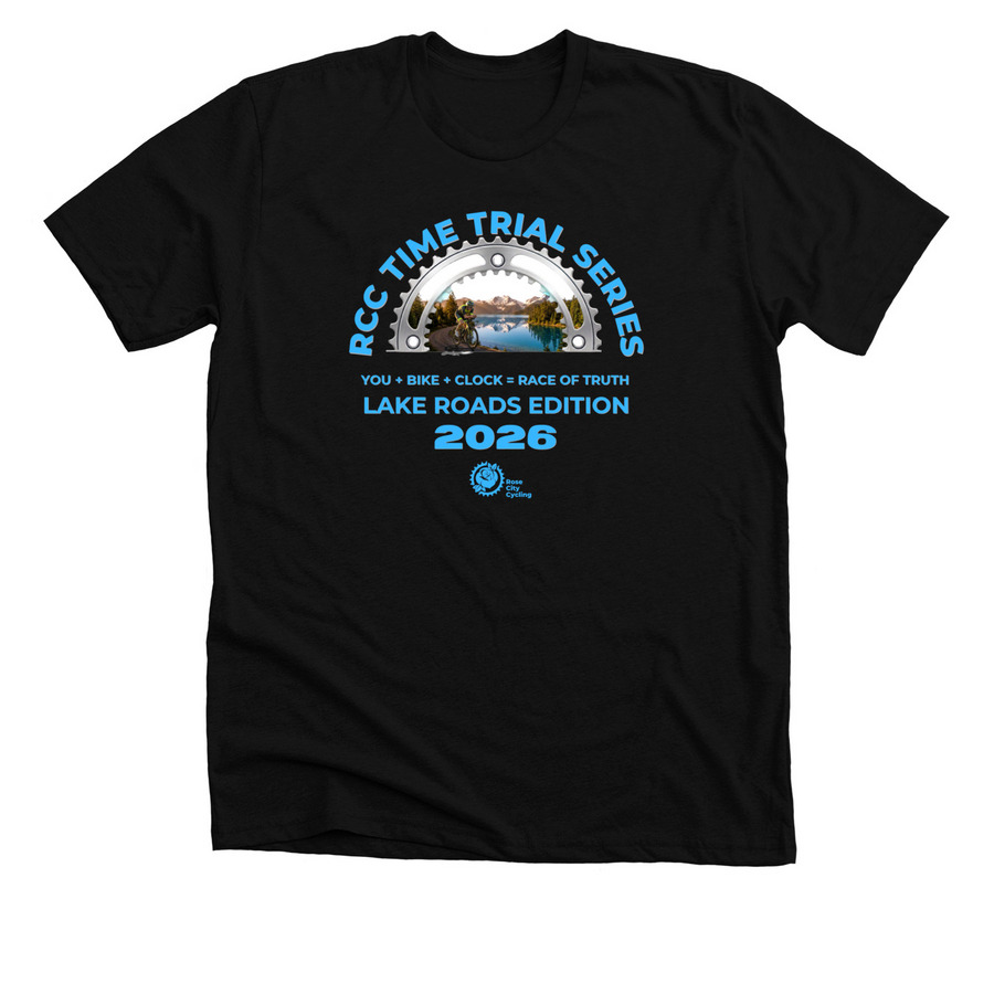 RCC TT Series 2026, a Solid Black Blend Premium Unisex Tee