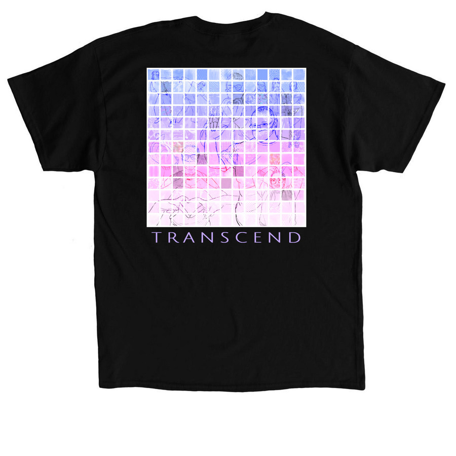 Still the Same Love (with logo), a Black Classic Unisex Tee (back-view)