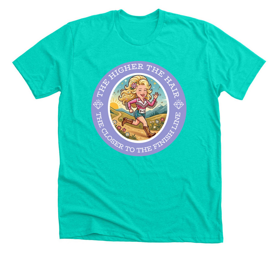 I Beg Your Parton 2026, a Heather Sea Green Premium Unisex Tee
