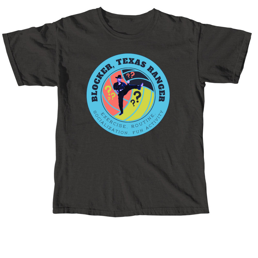 blocker, texas ranger, a Pepper Comfort Colors Unisex Tee