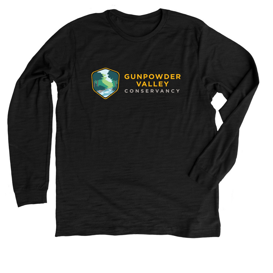 GVC Gear, a Solid Black Blend Premium Long Sleeve Tee