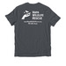 Wild Tee!, a Terrain Grey Allmade Organic Cotton Unisex Tee (back-view)