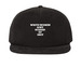 WWASOS BADDEST HAT ON THE PLANET, a Black Printed Umpqua Snapback Cap