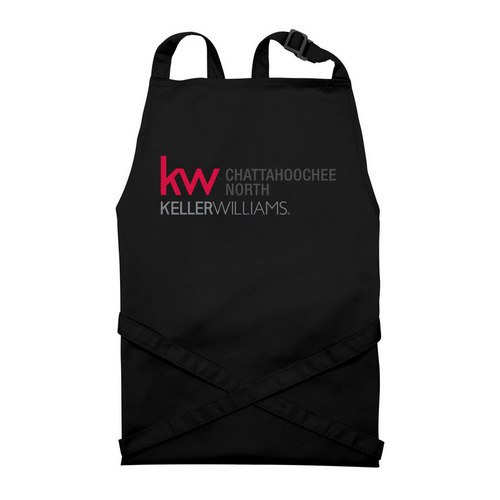Apron, a Black Recycled Bib Apron