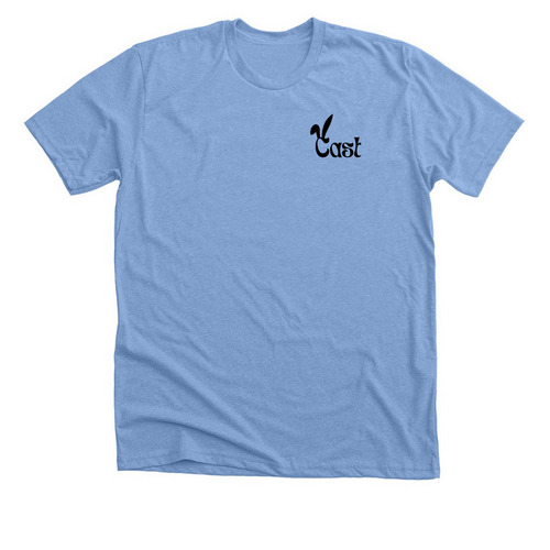 Cast Shirt Alice by Heart, a Heather Carolina Blue Premium Unisex Tee