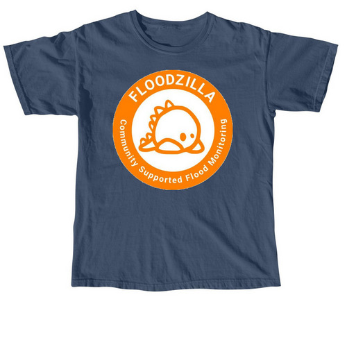 Floodzilla Shirt, a Midnight Comfort Colors Unisex Tee