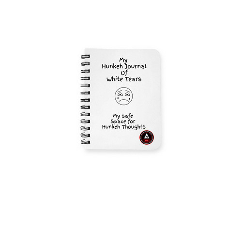 Hunkeh Feelings, a White Spiral Notebook