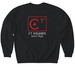 CT Squared Sweatshirt, a Black Softstyle Crewneck Sweatshirt