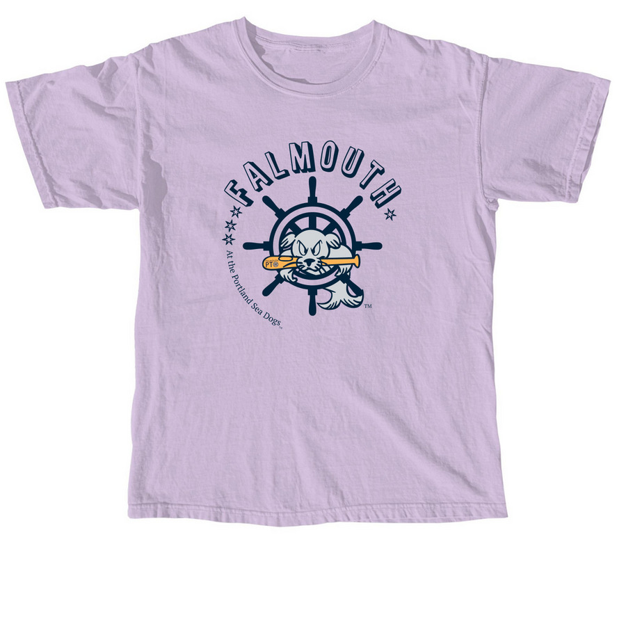 Falmouth Night at the Sea Dogs, a Orchid Comfort Colors Unisex Tee