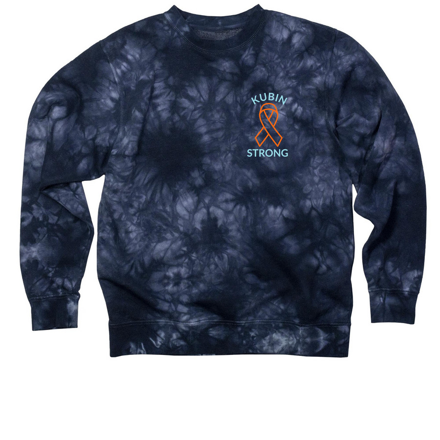 Gianna's 1st Re-Birthday, a Navy Tie Dye Crewneck Sweatshirt