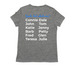 "You Look Like A Boswell", a Aluminum Grey Allmade Eco Triblend Women?s Tee (back-view)