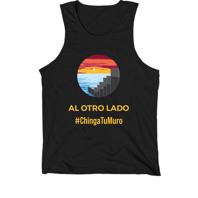 Al Otro Lado Tanks- Color, a Black Premium Cotton Tank