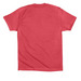 Red, White & Berner, a Vintage Red Premium Cotton Tee (back-view)