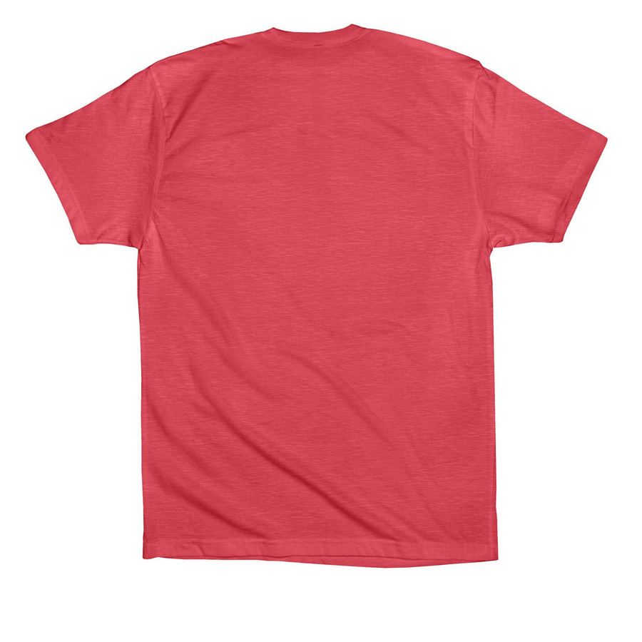 Red, White & Berner, a Vintage Red Premium Cotton Tee (back-view)