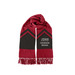 JDHS Crimson Bears Scarf, a Deep Red/ Black Two-Tone Gameday Scarf
