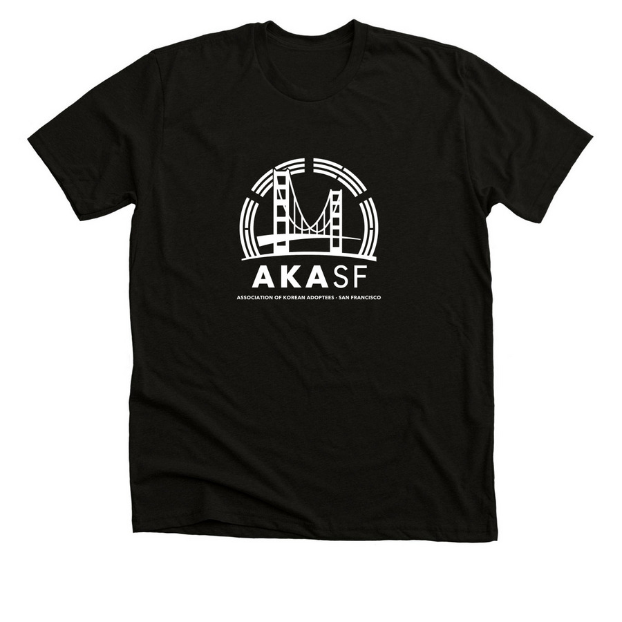 AKASF Association of Korean Adoptees SF, a Black Heather Premium Unisex Tee