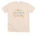 Fight Childhood Cancer Ribbon, a Heather Soft Cream Premium Unisex Tee