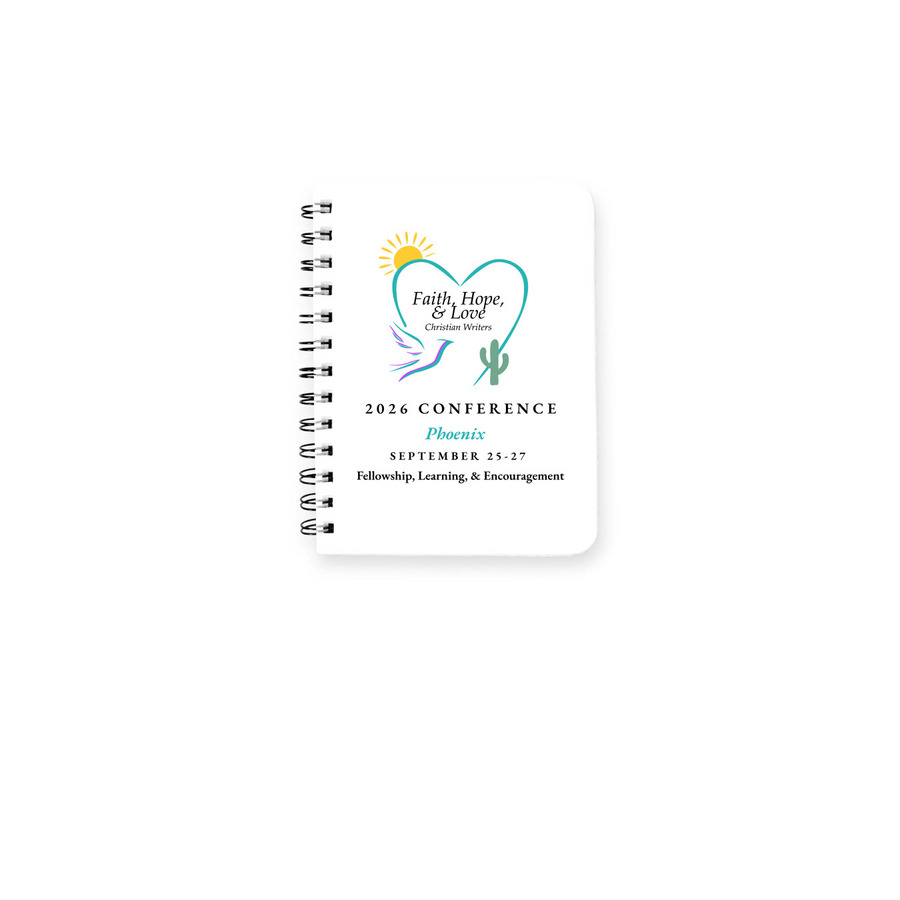 2026 Conference Notebook, a White Spiral Notebook