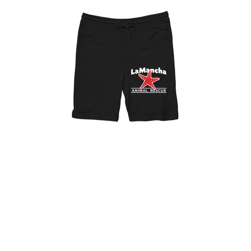 LaMancha Animal Rescue - Shorts, a Black Midweight Fleece Shorts