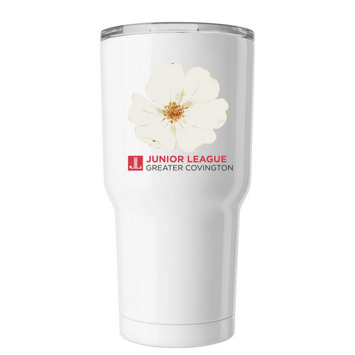 Dogwood Days Tumbler, a White Insulated Tumbler