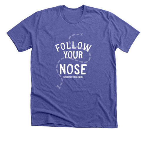 Follow Your Nose, a Heather Lapis Premium Unisex Tee