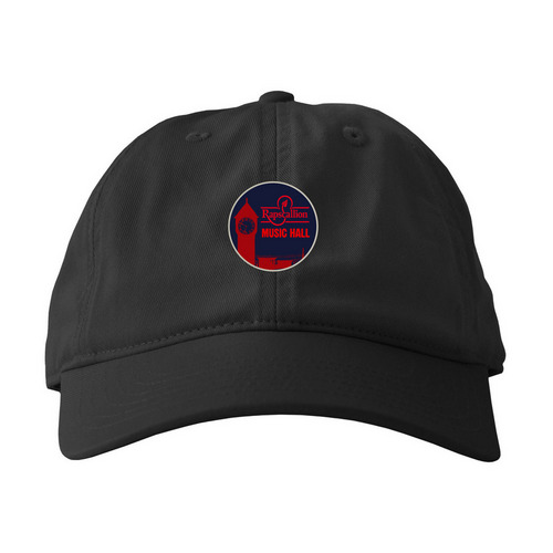 Hats, a Black Printed Eco Baseball Cap