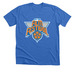NYFF Orange/Blue Reel Tee, a Heather True Royal Premium Unisex Tee