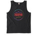 2025 - Fun Colors RED Logo, a Black Comfort Colors Tank Top