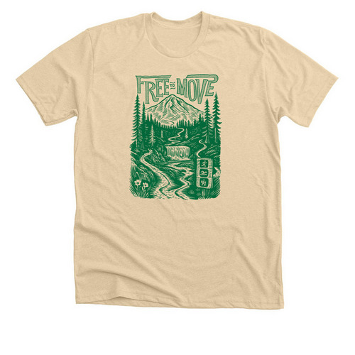 Live Free&nbsp;, a Heather Soft Cream Premium Unisex Tee