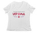 TEST TEST TEST, a White Women's Relaxed V-Neck Tee
