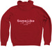 red heart zip-up! spring ?25, a Red Zip Up Hoodie (back-view)