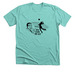 Volleyball Shirts, a Heather Sea Green Premium Unisex Tee