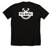 Wheeling Pug Relay 2025 Unisex, a Solid Black Blend Premium Unisex Tee (back-view)