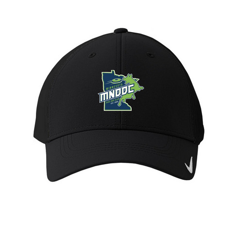 MNDDC Hats, a Black Printed Nike Dri-FIT Legacy Performance Cap