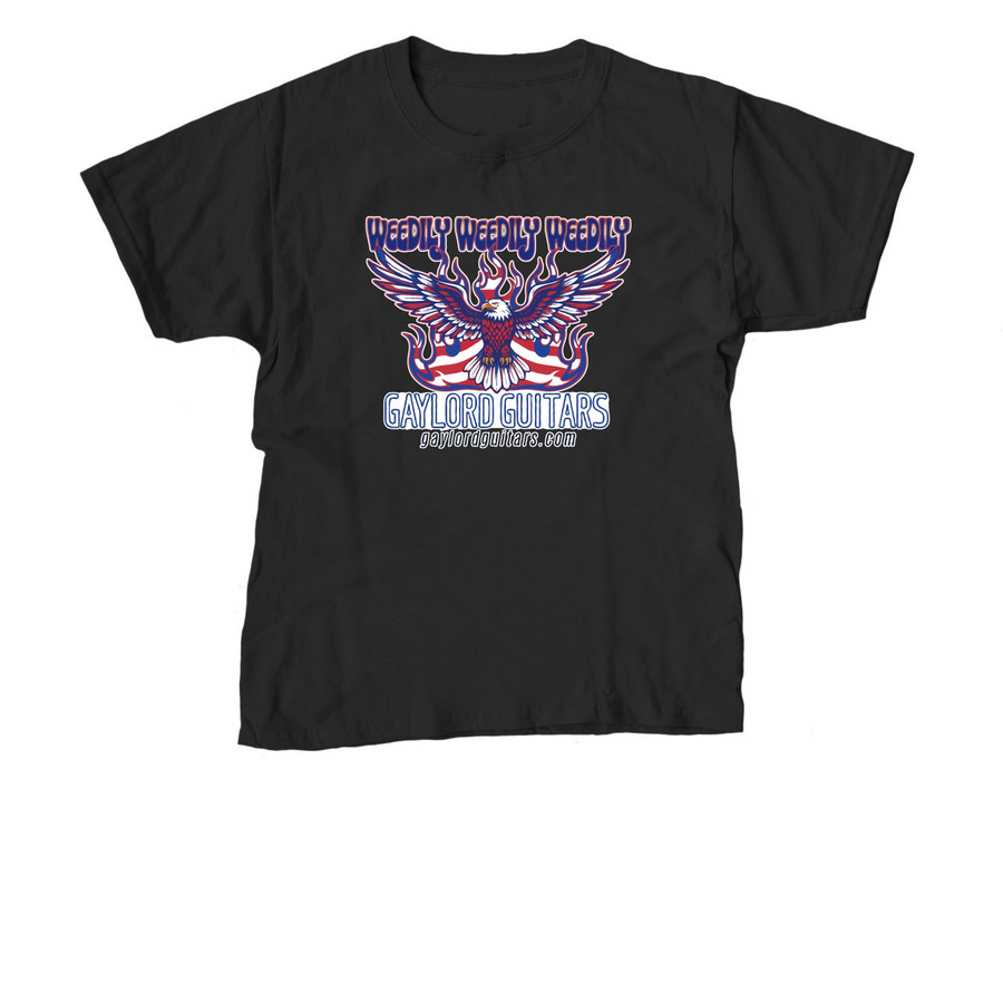 USA Soloing Eagle, a Black Youth Unisex Tee