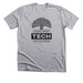 Oakland TECH Mountain Biking w/Tree (black), a Athletic Heather Premium Unisex Tee