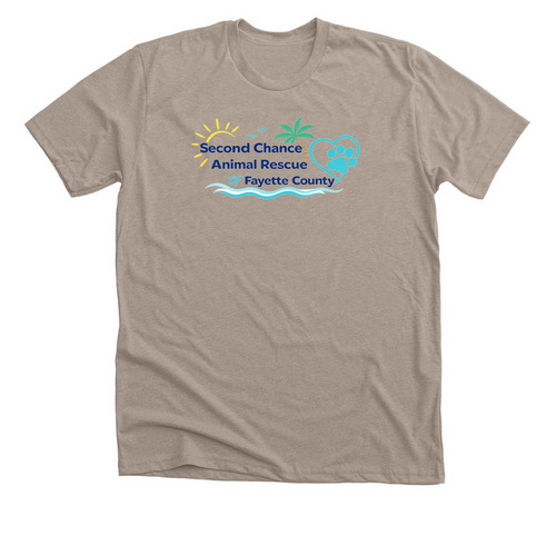 Summer Logo, a Heather Stone Premium Unisex Tee