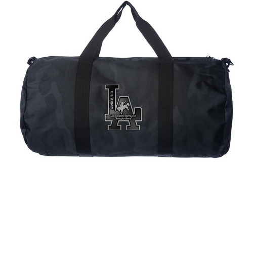 LA BN Duffle Bag, a Black Camo Day Tripper Duffel Bag