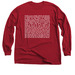 FUPC Welcome, a Cardinal Red Classic Long Sleeve Tee