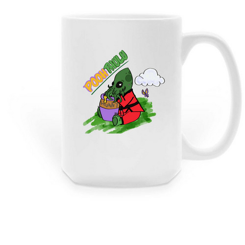 Brewthulu&nbsp;, a White Large Coffee Mug