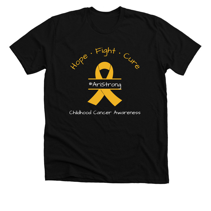 #AriStrong Shirts, a Solid Black Blend Premium Unisex Tee