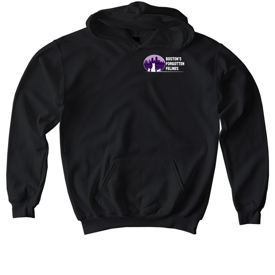 BFF Double Logo Sweatshirt (Dark Colors), a Black Softstyle Youth Pullover Hoodie